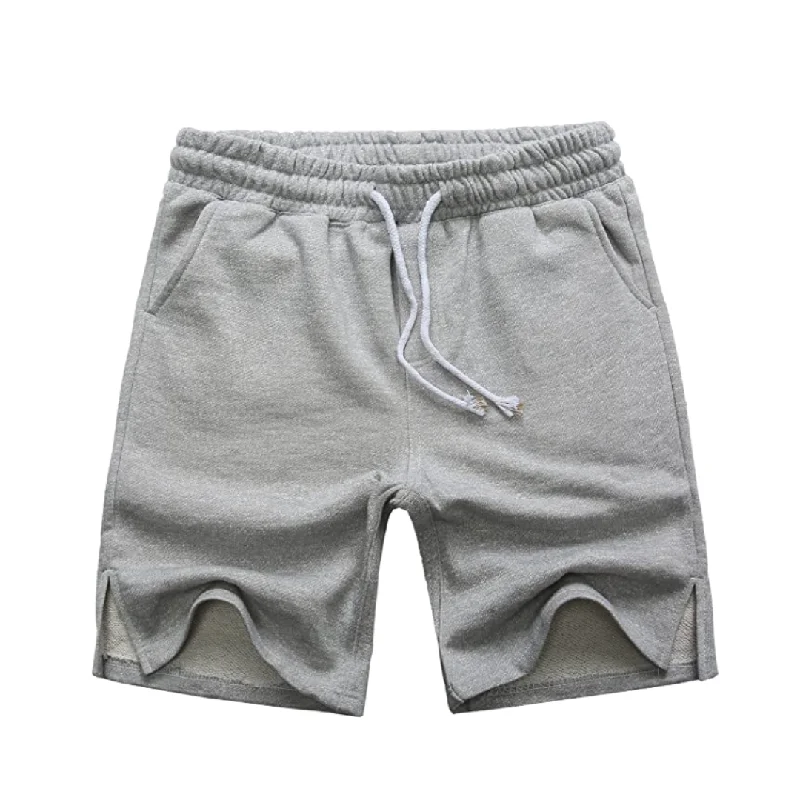 Bermuda Men's Knit Shorts in Quartz Grey