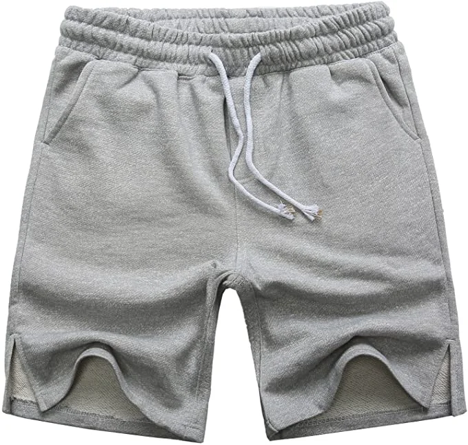 Bermuda Men's Knit Shorts in Quartz Grey