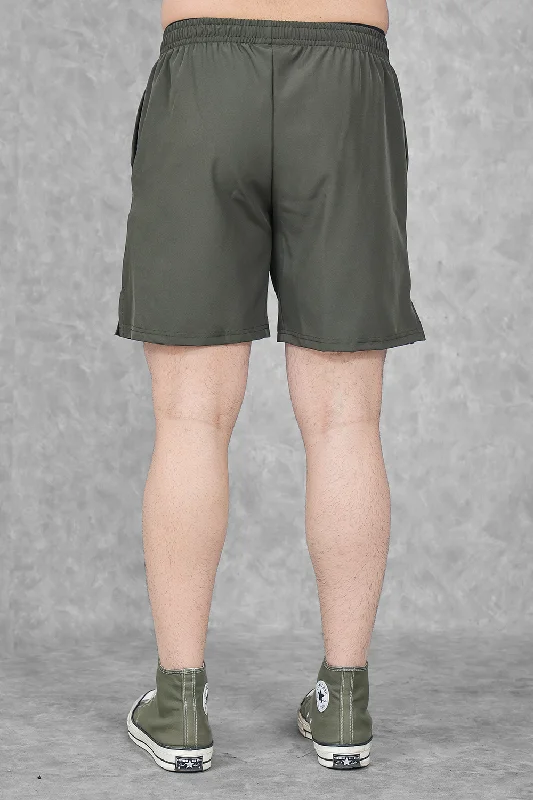 Dry-Fit Woven shorts- Olive