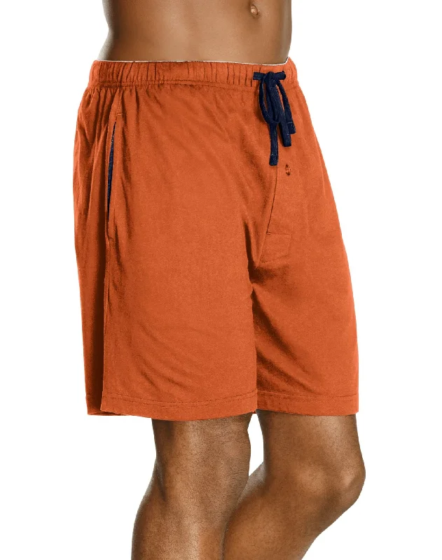 Hanes Men`s Logo Knit Shorts