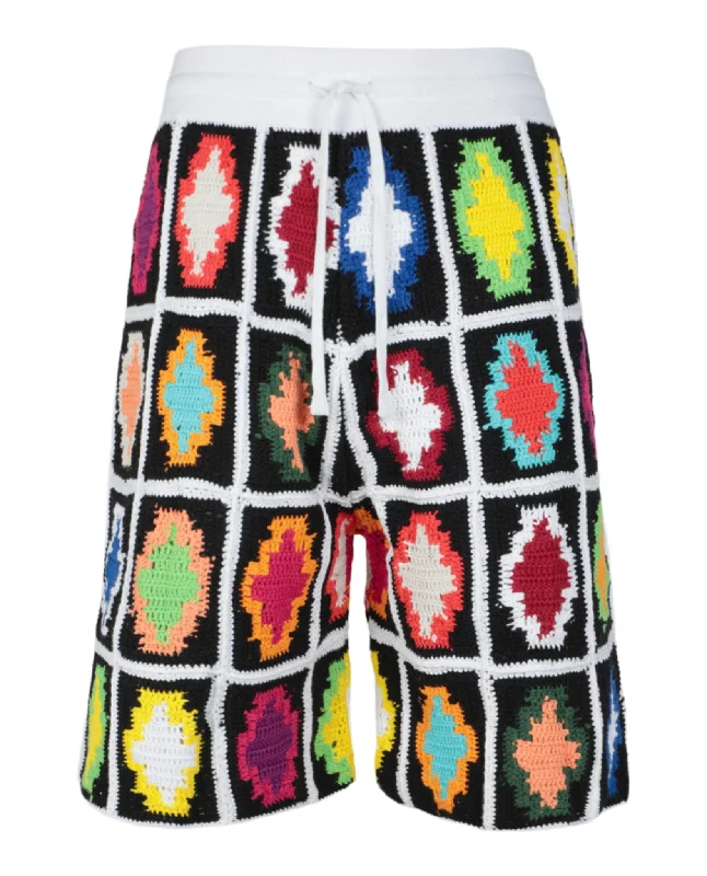 Macrame Cross Knit Shorts