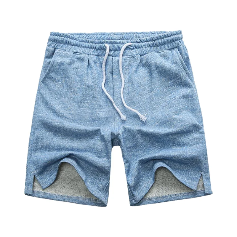 Bermuda Men's Knit Shorts in Horizon Blue