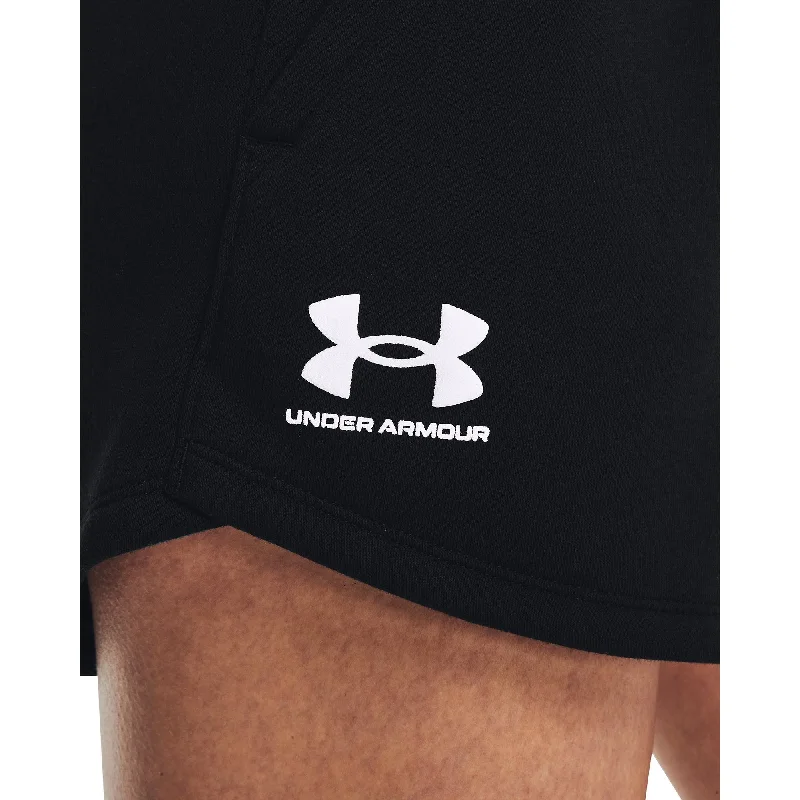 Under Armour Rival Fleece Womens Training Shorts - Black