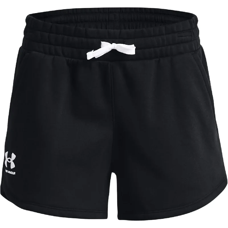 Under Armour Rival Fleece Womens Training Shorts - Black