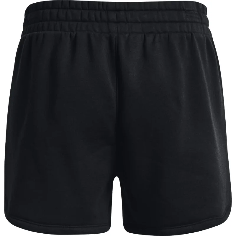 Under Armour Rival Fleece Womens Training Shorts - Black