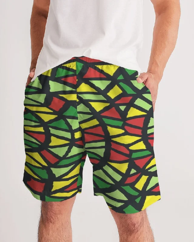 AKH African Symmetry Art Men's Jogger Shorts