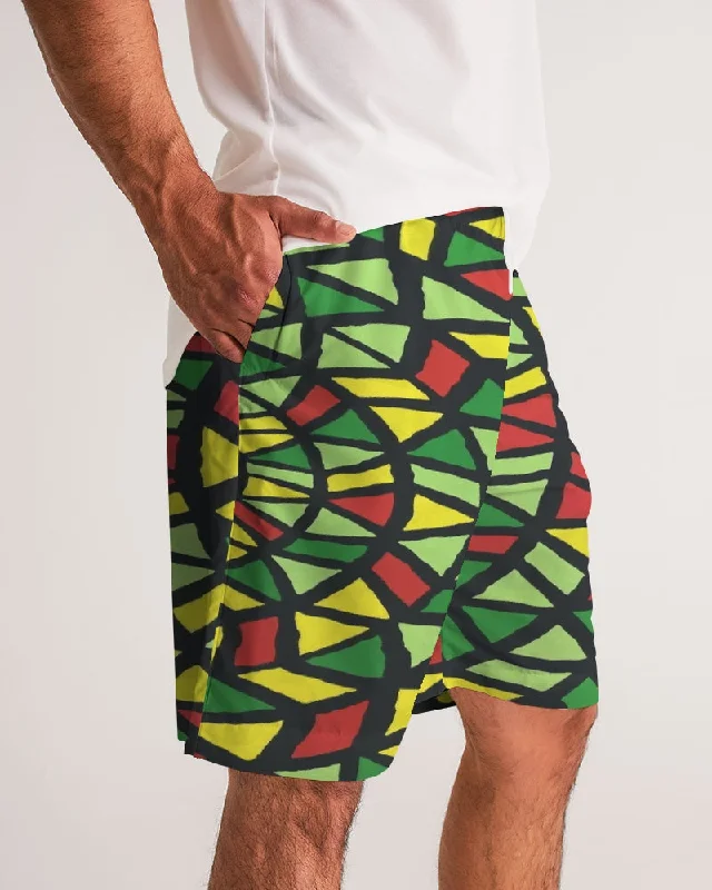 AKH African Symmetry Art Men's Jogger Shorts