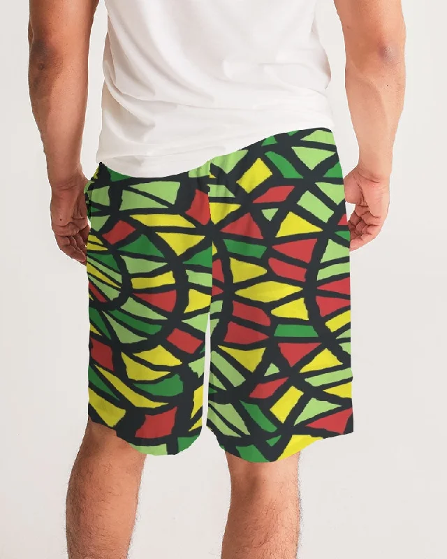 AKH African Symmetry Art Men's Jogger Shorts