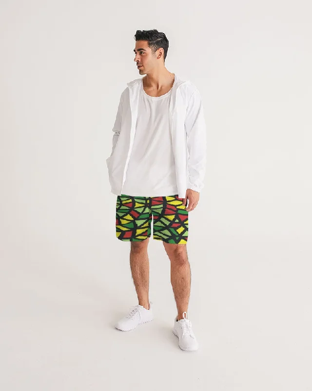 AKH African Symmetry Art Men's Jogger Shorts