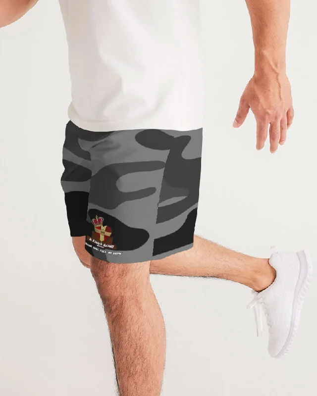 AKH Black Camouflage Men's Jogger Shorts