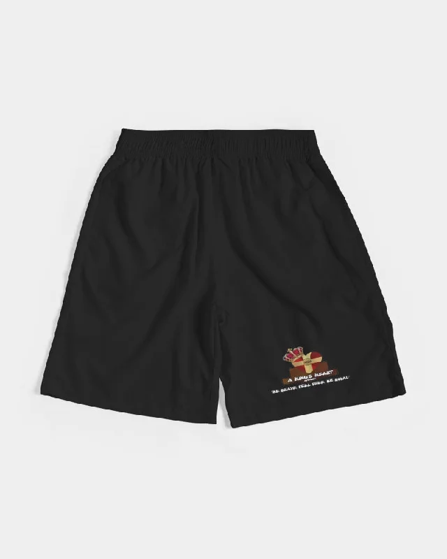 AKH Black Men's Jogger Shorts