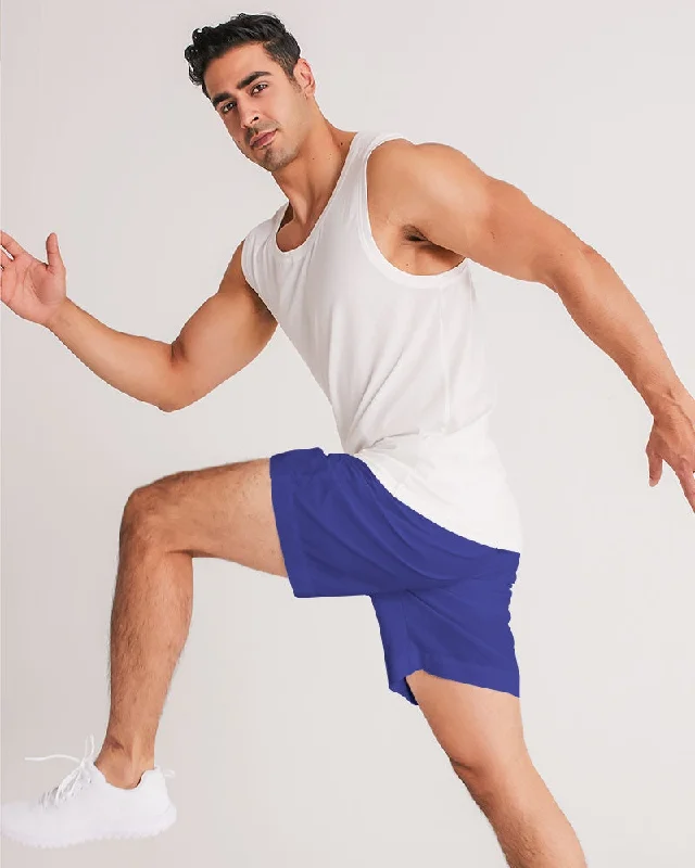 AKH Blue Men's Jogger Shorts