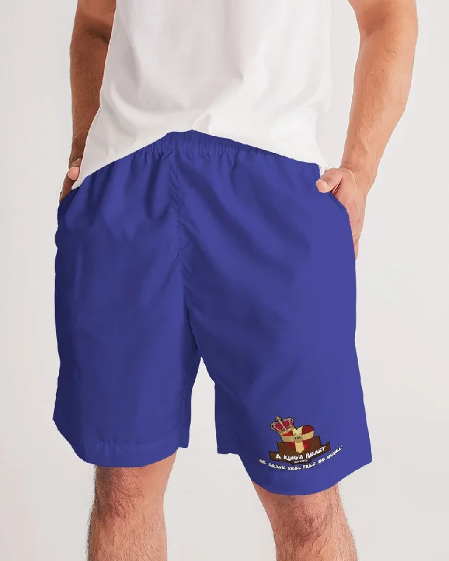 AKH Blue Men's Jogger Shorts