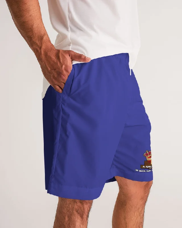 AKH Blue Men's Jogger Shorts