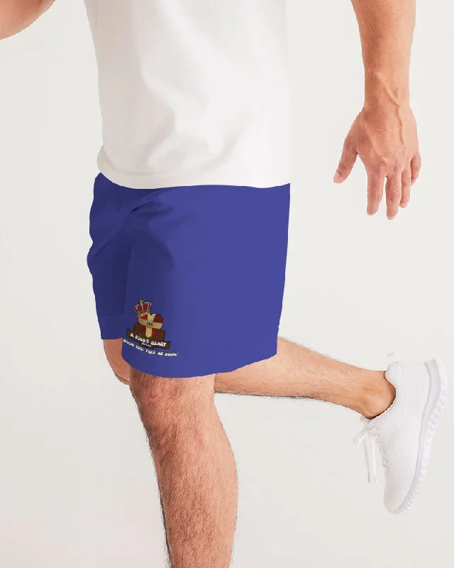 AKH Blue Men's Jogger Shorts