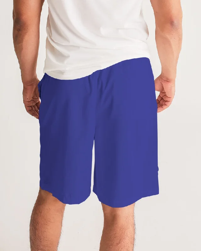 AKH Blue Men's Jogger Shorts