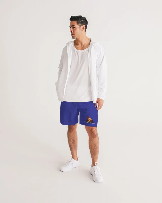 AKH Blue Men's Jogger Shorts