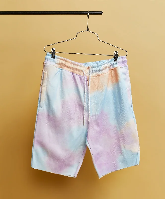 Tie Dye Knit Pastel Shorts