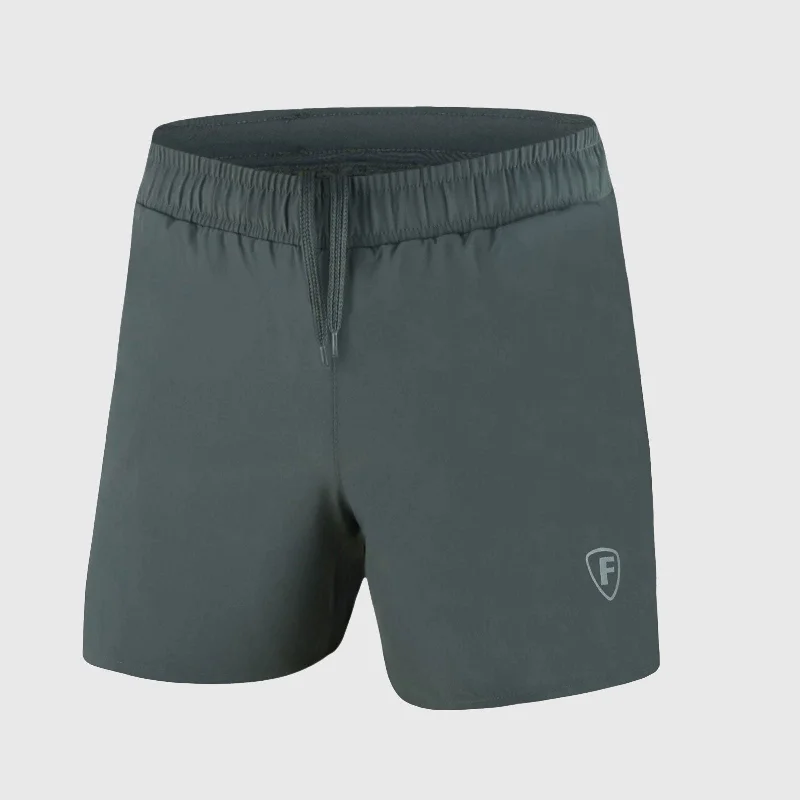 Fdx Men's & Boy's 5"" Pro Grey Running Shorts