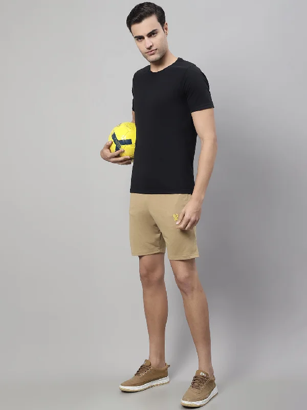 Vimal Jonney Mud Regular fit Cotton Shorts for Men