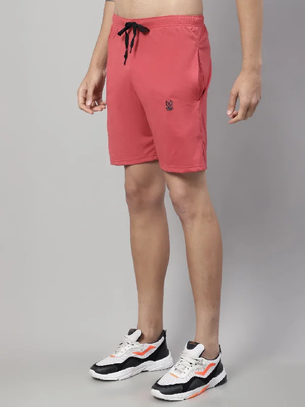 Vimal Jonney Pink Regular fit Cotton Shorts for Men