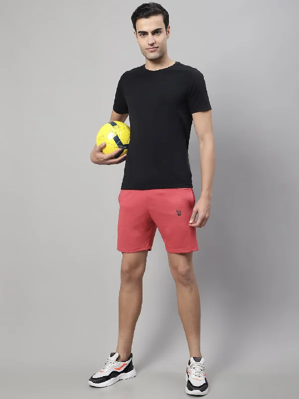 Vimal Jonney Pink Regular fit Cotton Shorts for Men