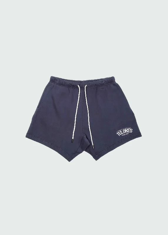 Staple Arch Cotton Shorts Navy