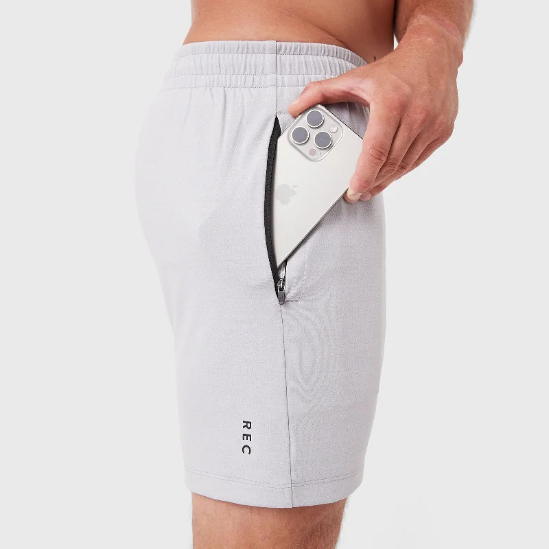 REC GEN - Type 4 PWRknit Short Silver Marle