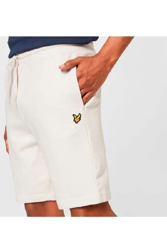 Lyle & Scott Logo Cotton Shorts Beige