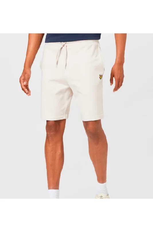 Lyle & Scott Logo Cotton Shorts Beige