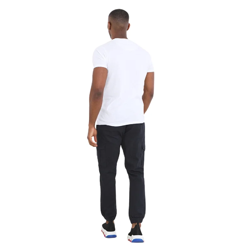 Brave Soul Fine Cargo Twill Jogger - Navy