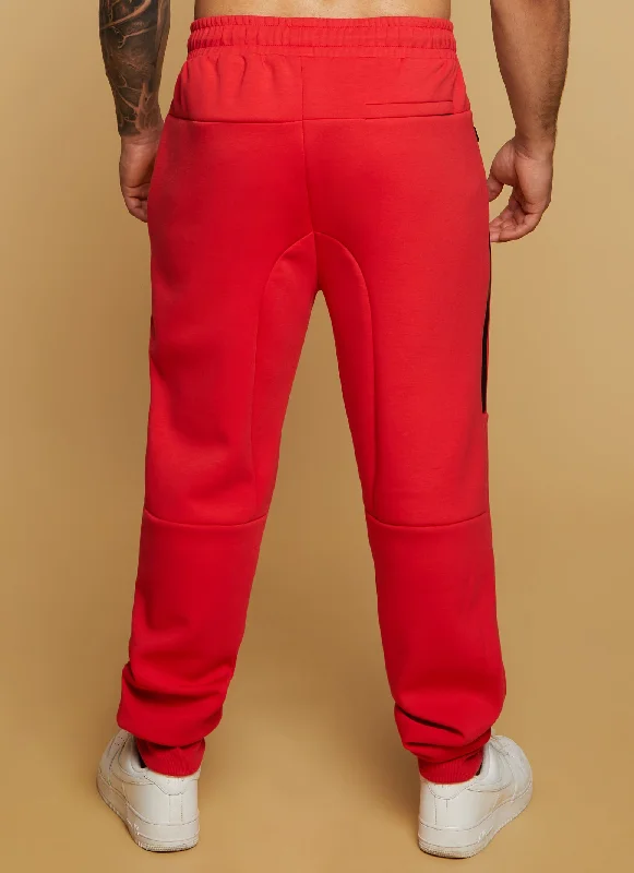 Mens Contrast Trim Zip Pocket Joggers